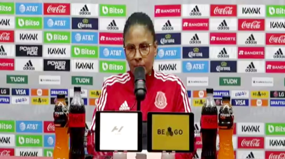 Mónica Vergara, DT de la Selección Femenil de México; “ahora hay que trabajar al doble o al triple” para ir al Mundial